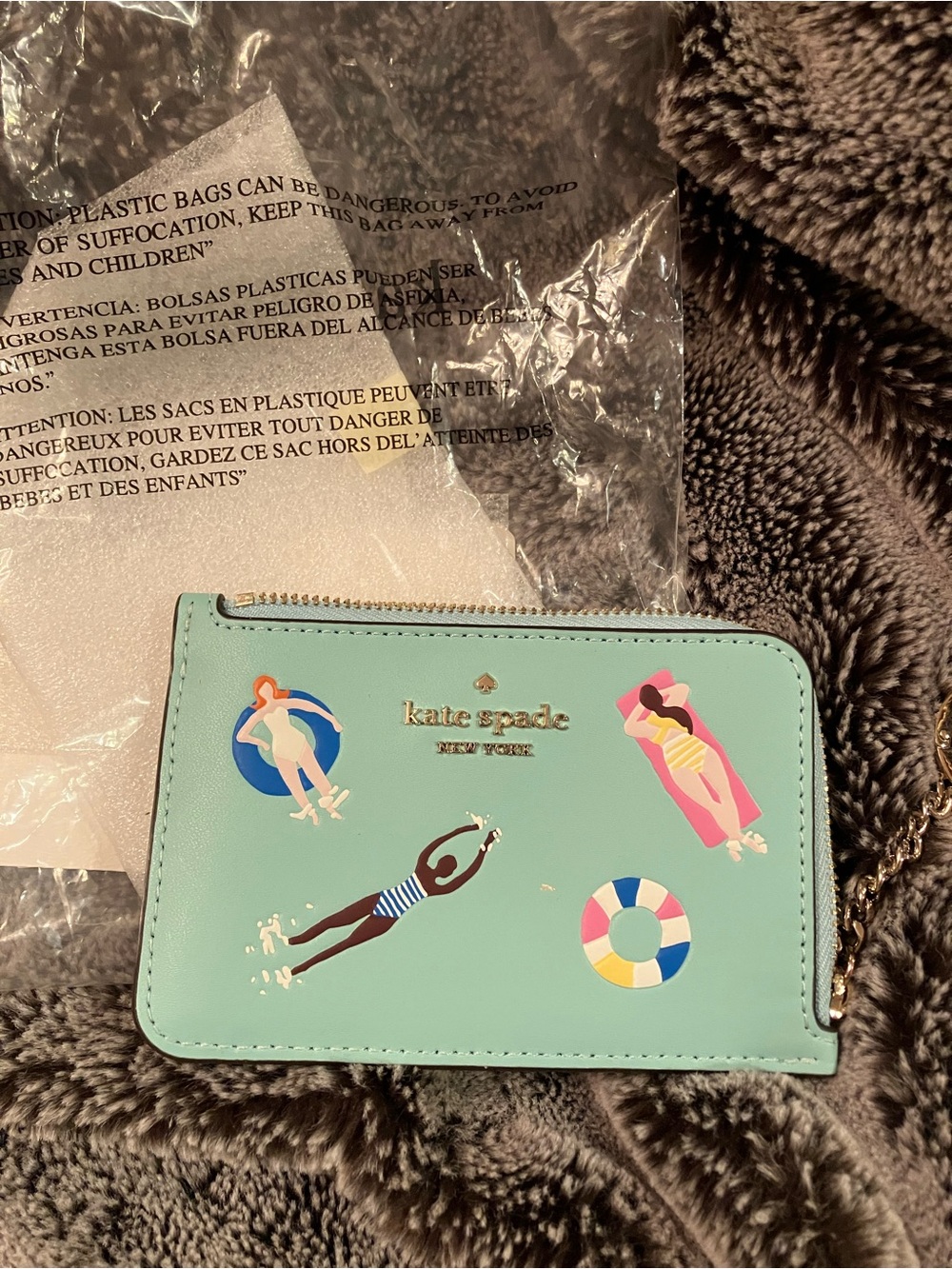 NWT Kate Spade poolside card holder